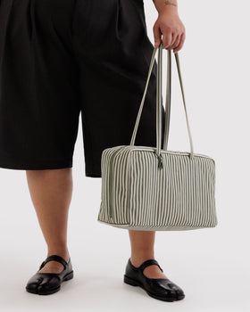 Medium Nylon Bowler Bag