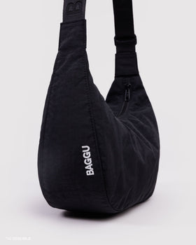 Medium Nylon Crescent Bag