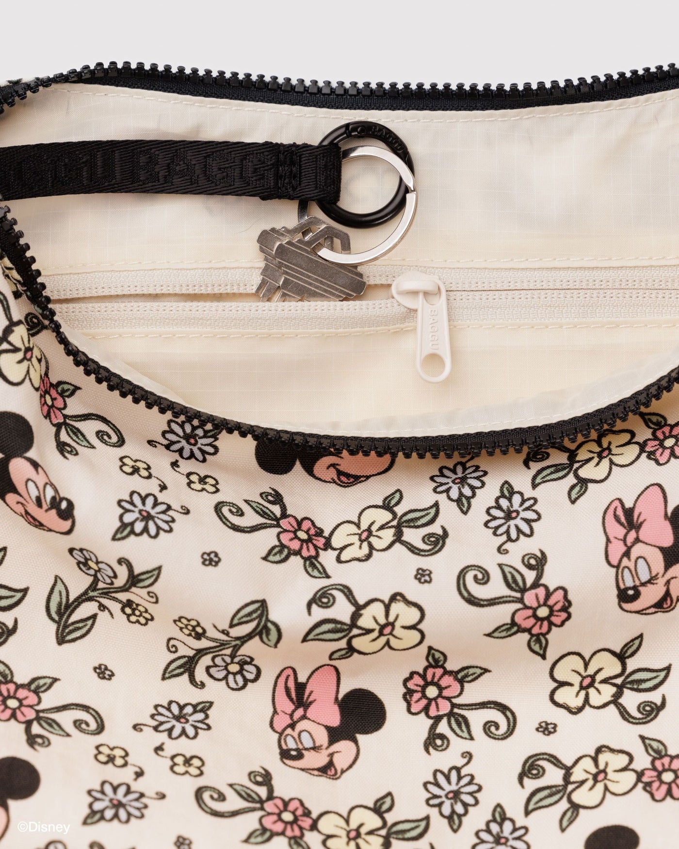 Medium Nylon Crescent Bag