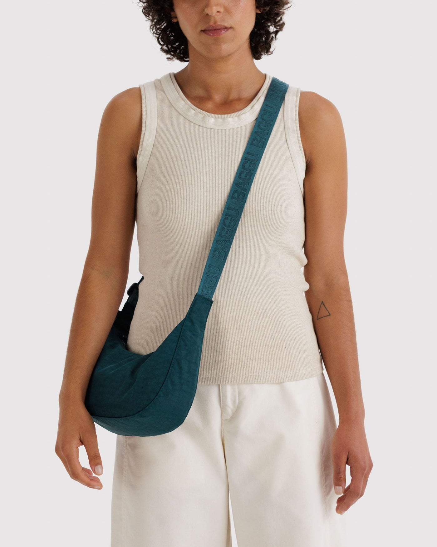 Small Nylon Crescent Bag
