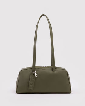 Recycled Leather Bowler Bag