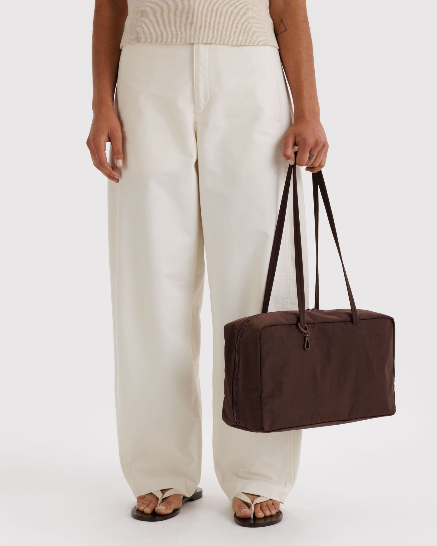 Medium Nylon Bowler Bag