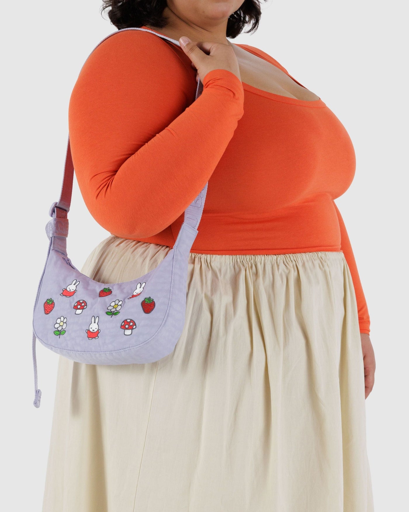 Small Nylon Crescent Bag