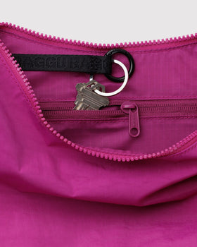 Medium Nylon Crescent Bag