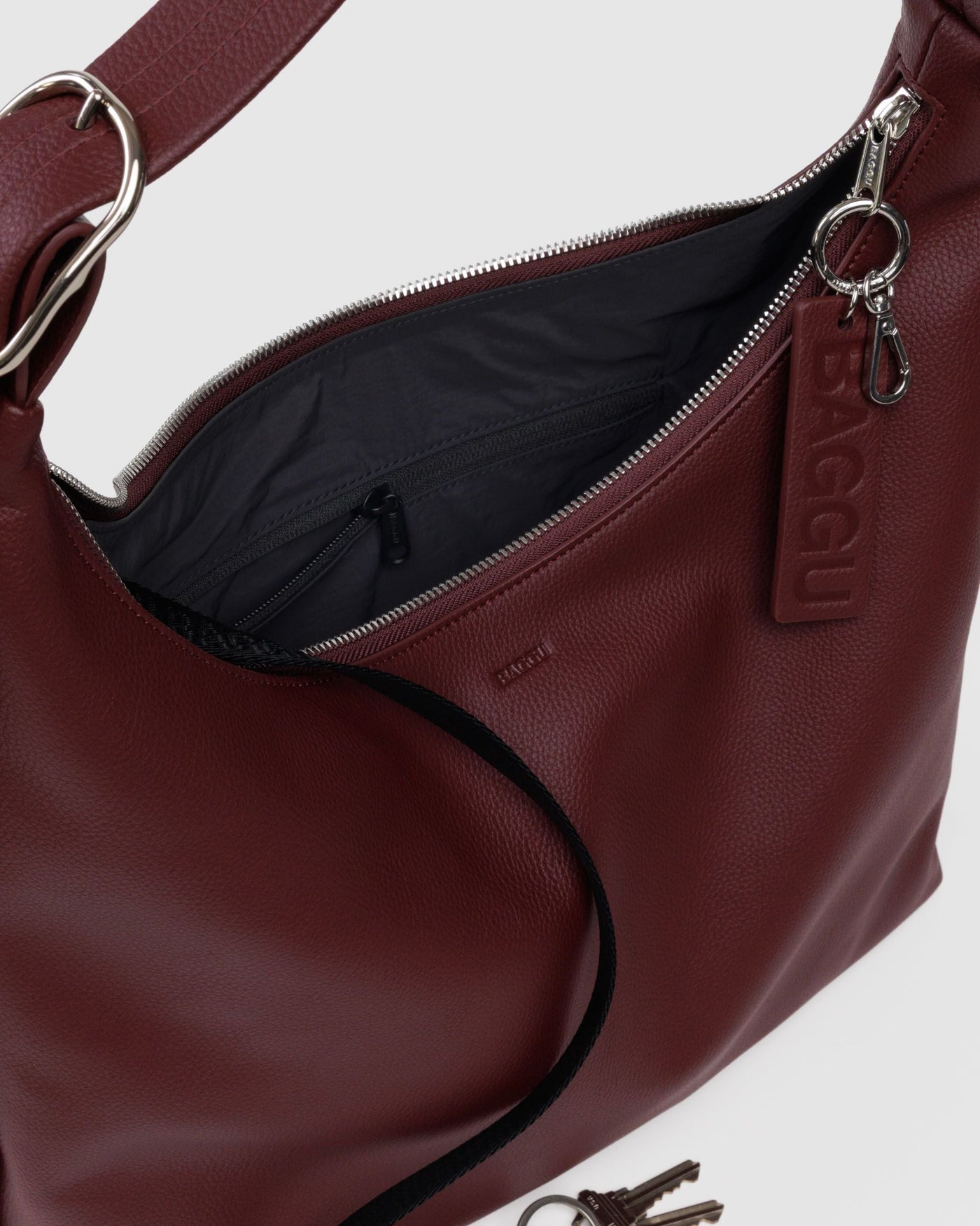 Recycled Leather Shoulder Bag